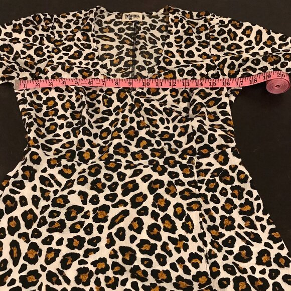 Show Me Your Mumu Cheetah Wrap Dress - Size Small - Picture 7 of 8